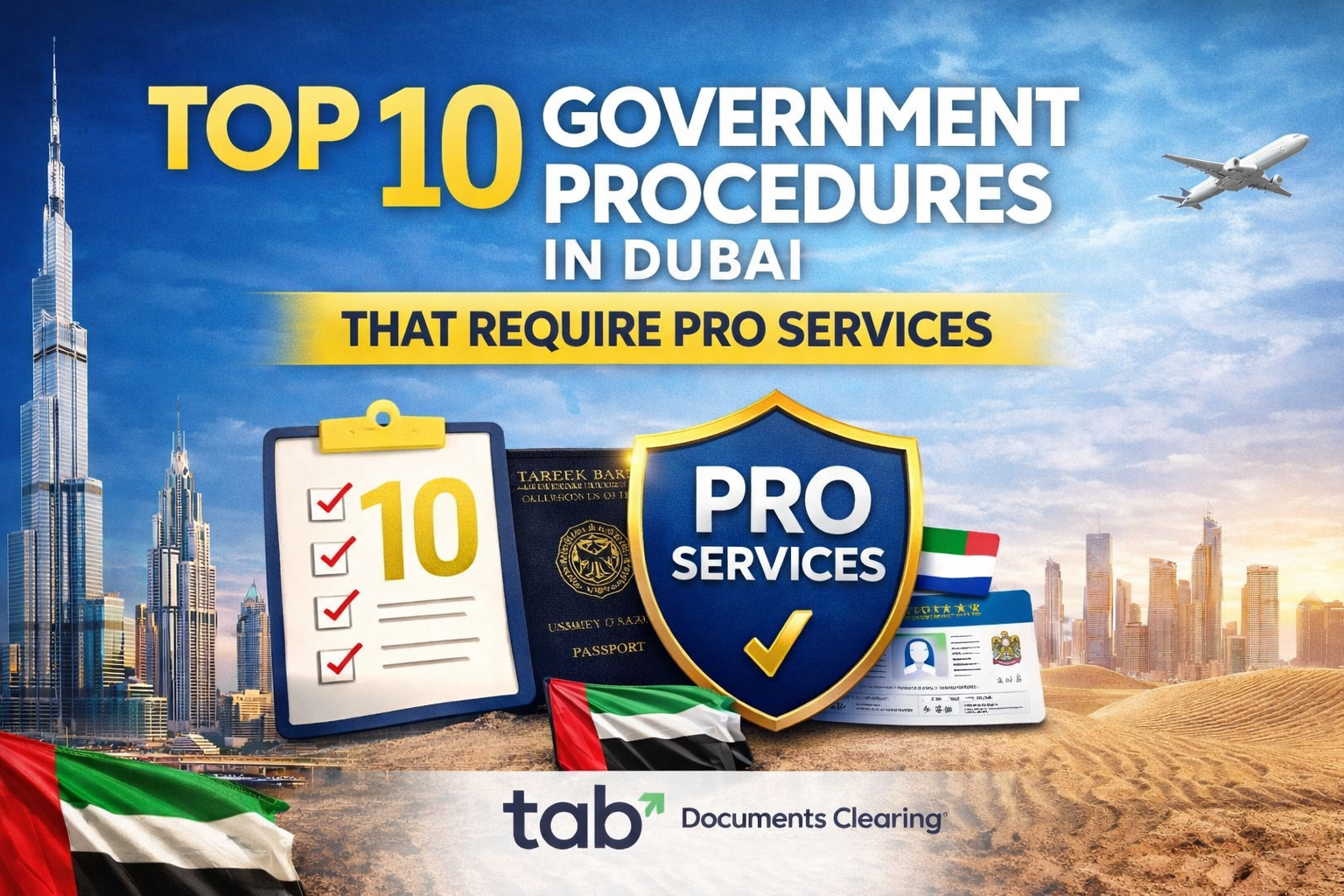 Top 10 Government Procedures in Dubai That Require PRO Services